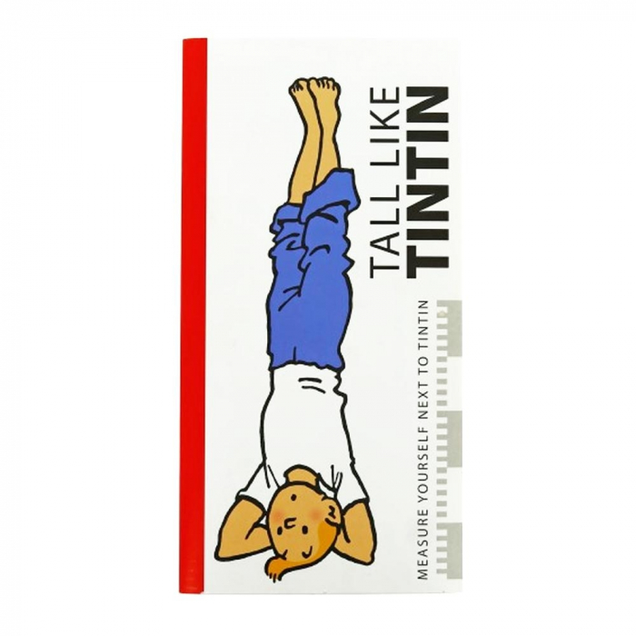 Livre toise pour se mesurer à Tintin: Tall Like Tintin Yoga 140cm (2015)
