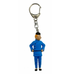 Porte-clés figurine Tintin en chinois 6cm Moulinsart 42465 (2011)