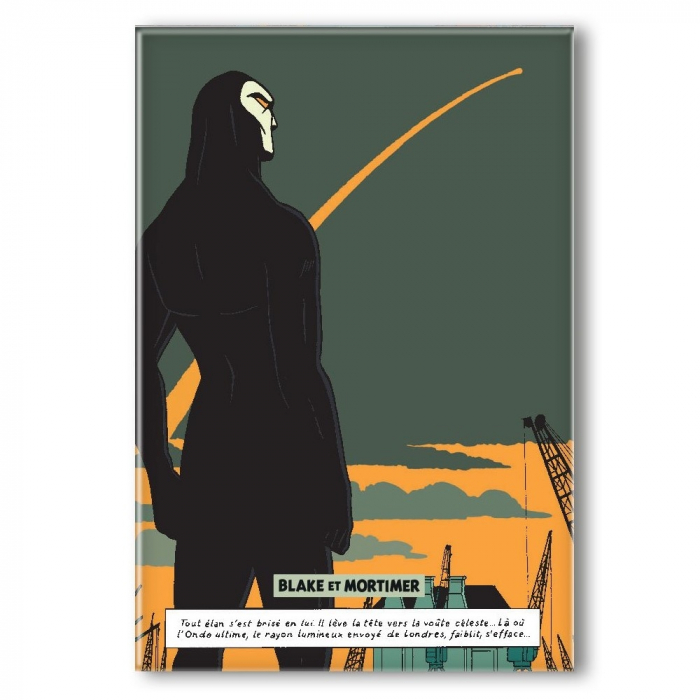 Aimant magnet décoratif Blake et Mortimer, Le cri du Moloch (55x79mm)