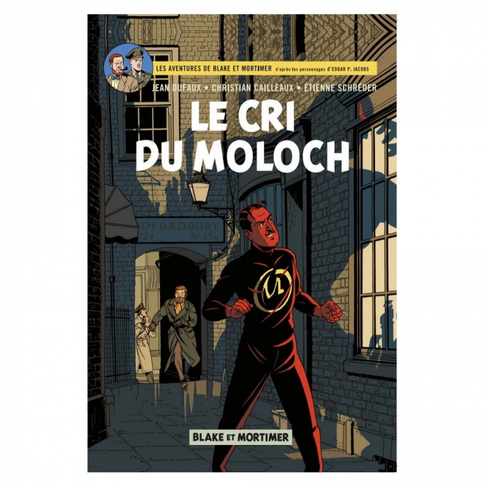 Carte postale album de Blake et Mortimer: Le cri du Moloch (10x15cm)