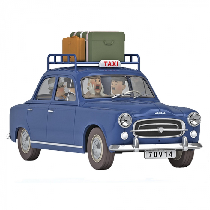 Coche de colección Tintín, el Taxi azul de Moulinsart Nº37 1/24 (2020)