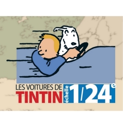 Collectible car Tintin, the Moulinsart blue taxi Nº37 1/24 (2020)