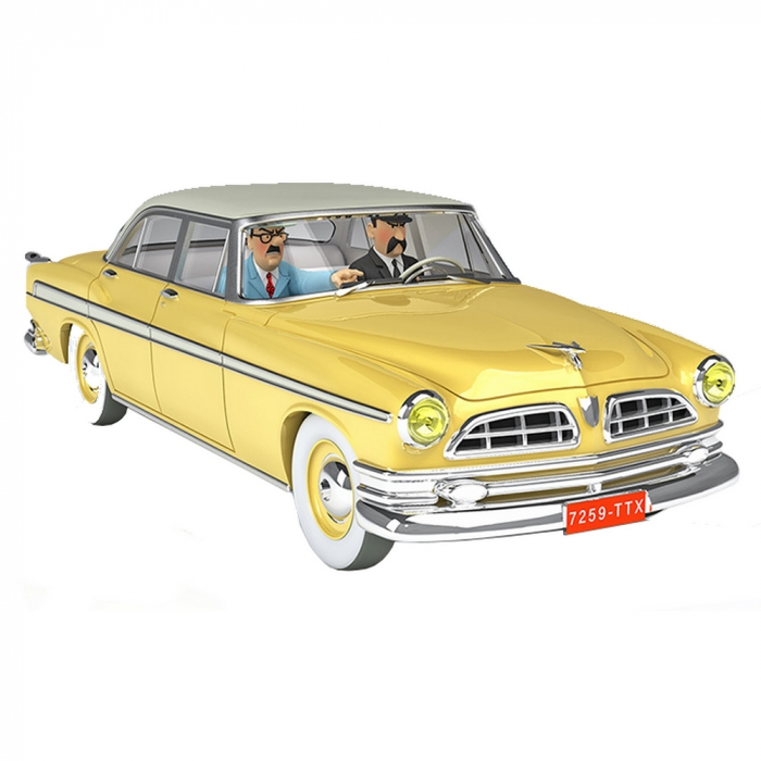 Coche de colección Tintín, el Chrysler amarillo Nº39 1/24 (2020)