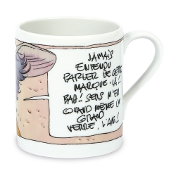 Tasse mug en porcelaine Moulinsart Moebius (Jamais entendu de cette marque....)