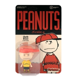 Figura Peanuts® Super7 ReAction, Charlie Brown Manager