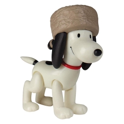 Figurine Peanuts® Super7 ReAction, Snoopy con chapeau de raton laveur