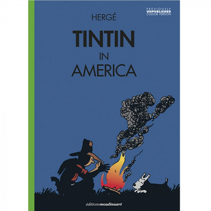 Álbum Las aventuras de Tintín T3 - Tintin in America color EN V3 (2020)