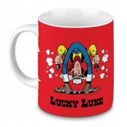 Tasse mug Könitz en porcelaine Lucky Luke (Tir à l'envers)