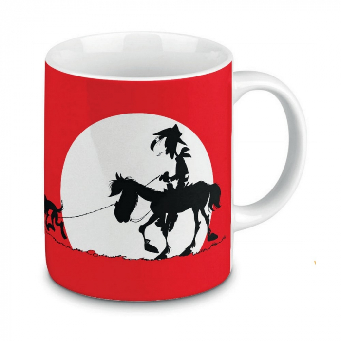 Taza mug Könitz en porcelana Lucky Luke (I'm a poor lonesome cowboy)