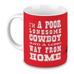 Tasse mug Könitz en porcelaine Lucky Luke (I'm a poor lonesome cowboy)
