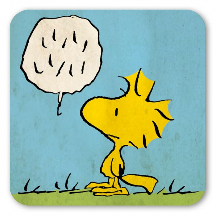 Posavaso Logoshirt® Woodstock 10x10cm