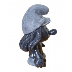 Collectible figurine Puppy Smurfette Blue Stone 22cm (2018)