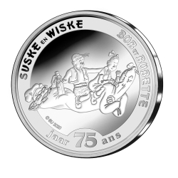 Commemorative coin 5 € Belgium Luke and Lucy 75 Years Relief BU (2020)