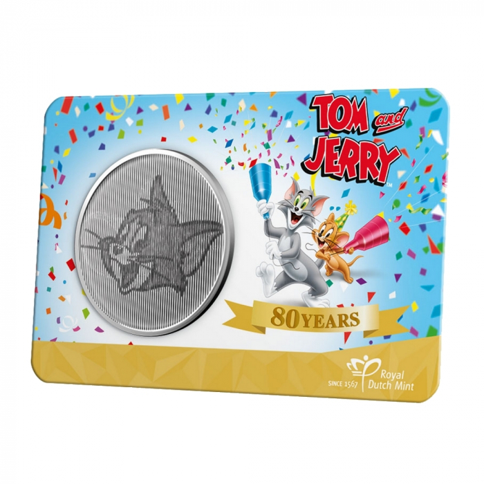 Médaille de collection Warner Bros, Tom et Jerry 80 ans (2020)