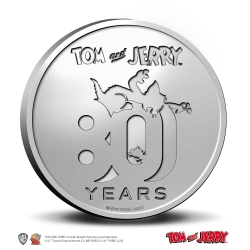 Médaille de collection Warner Bros, Tom et Jerry 80 ans (2020)