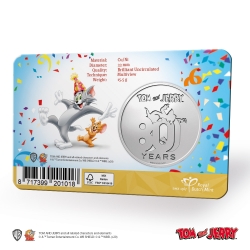 Médaille de collection Warner Bros, Tom et Jerry 80 ans (2020)