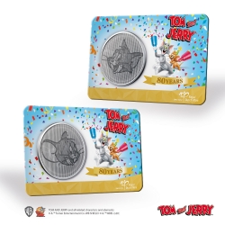 Médaille de collection Warner Bros, Tom et Jerry 80 ans (2020)