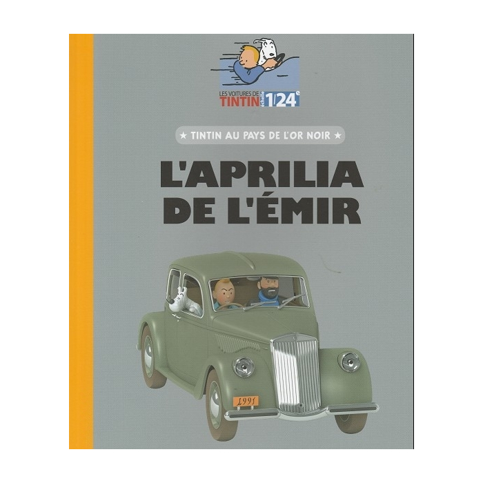 Voiture Tintin Aprilia Emir N°44 1/24 - Moulinsart, Neuve Sous Blister Scellé