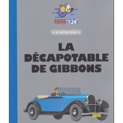 Voiture de collection Tintin, la décapotable de Gibbons Nº46 1/24 (2021)