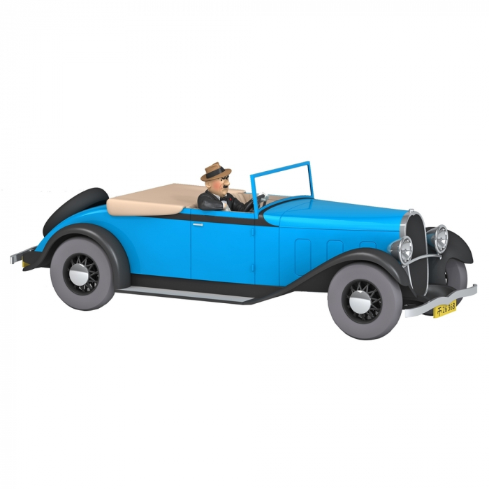 Coche de colección Tintín, el convertible de Gibbons Nº46 1/24 (2021)