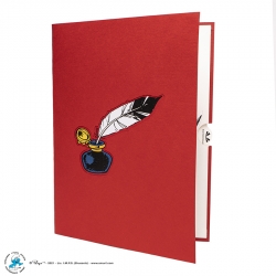 Carte de vœux Pop-Up Hartensteler Les Schtroumpfs, Le Grand Schtroumpf (15x20cm)