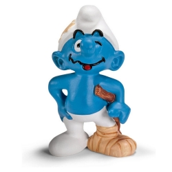 Figurine Schleich® Les Schtroumpfs, Schtroumpf avec Béquille (20709)