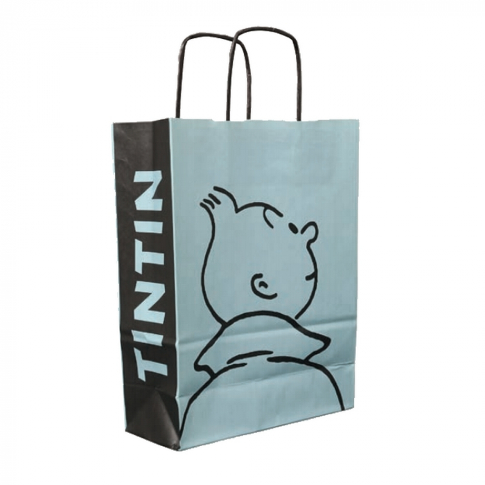 Sac en papier recyclé Tintin Perfil 28x21x9cm (04242)