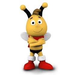 Schleich® figurine Maya the Bee, Willy with scarf (27009)