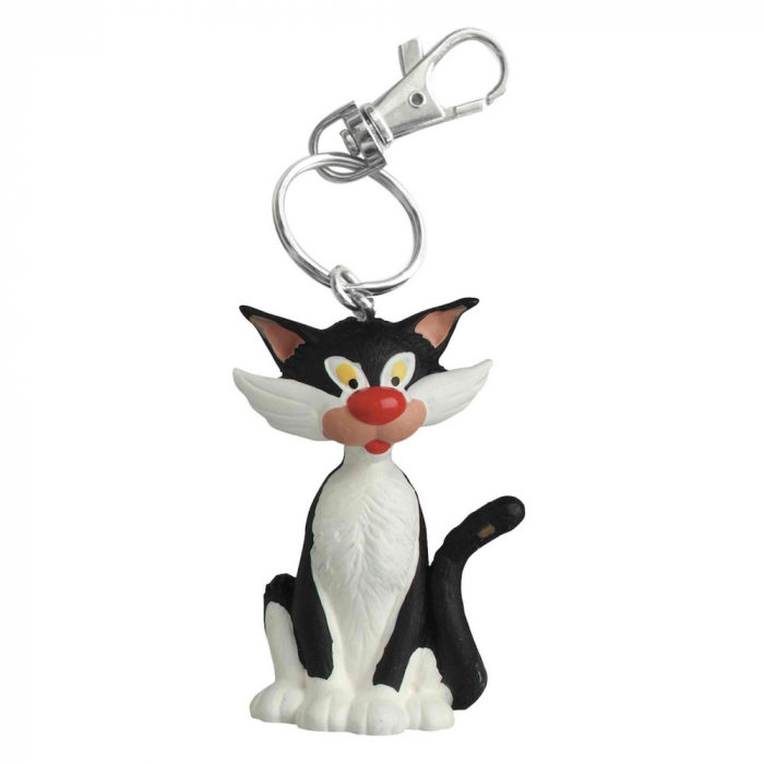 Porte-clés figurine Plastoy Gaston Lagaffe, le chat 62143 (2021)