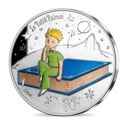 Pièce commémorative 10 € France Le Petit Prince, Livre 75 ans (2021)