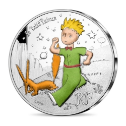 Commemorative coin 10 € France The Little Prince, Fox 75 Years (2021)