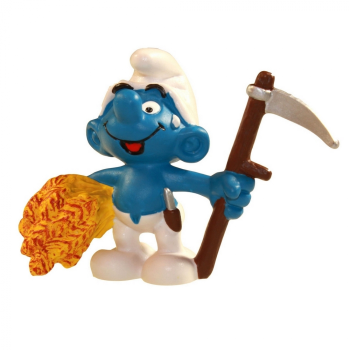 Figura Schleich® Los Pitufos - El Pitufo grangero con pico (21010)