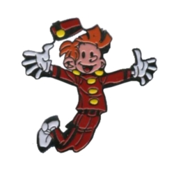 Collectible Pin's Spirou and Fantasio, Spirou Jumping (1991)