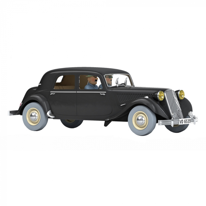 Voiture de collection Tintin, la 15CV des agents bordures Nº48 1/24 (2021)