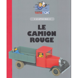 Collectible car Tintin, the Blue Lotus red truck 15CV Nº49 1/24 (2021)