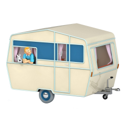 Collectible car Tintin, the Tourist caravan in the Black Island Nº51 1/24 (2021)
