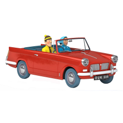 Collectible car Tintin, the Triumph Herald 1200 Black Island Nº52 1/24 (2021)