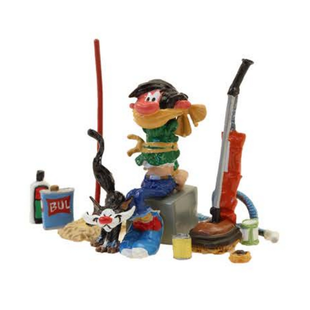 Figurine Pixi Gaston Lagaffe – Duffle Coat – Plomb – 1990 – Numérotée