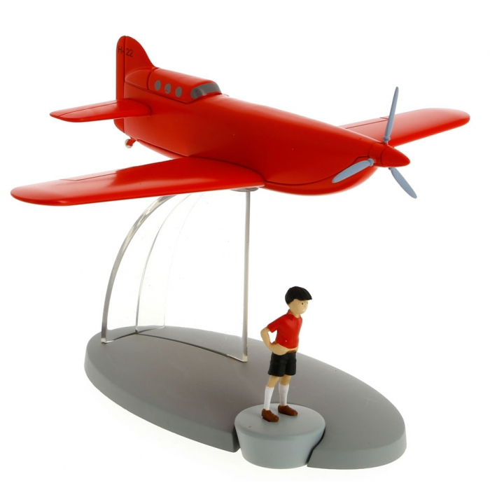 Figurine de collection Tintin L'avion Stratonef  Jo, Zette et Jocko 29546 (2016)