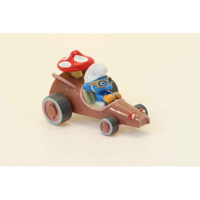 Figurine collection Pixi Les Schtroumpfs, la voiture Champignon 6478 (2021