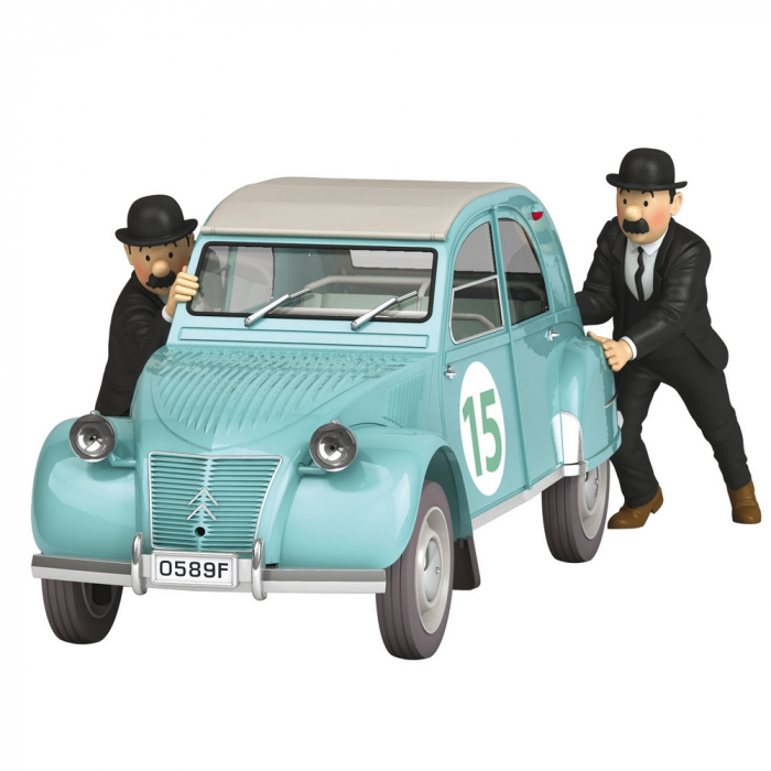 Voiture de collection Tintin, La 2CV du Rallye Coke en stock Nº54 1/24  (2021)