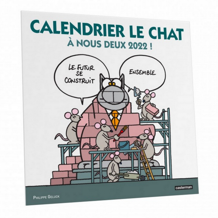 Calendrier mural Casterman Le Chat 29x29cm (2022)