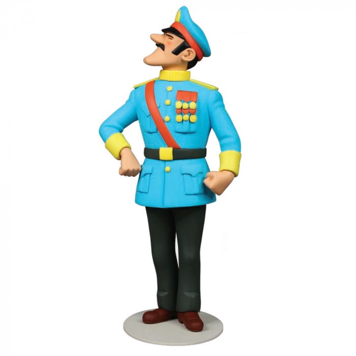 Figurine de collection Tintin, le Général Alcazar 25cm (46018)