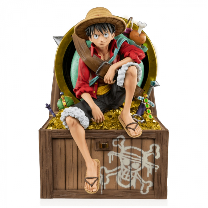 Kokies One Piece Monkey D. Luffy Gold Figure gold