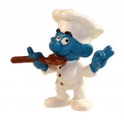 Figurine Schleich® Les Schtroumpfs - Le Schtroumpf Chef cuisinier (21007)