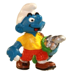 Figurine Schleich® Les Schtroumpfs - Le Schtroumpf joueur de golf (21015)