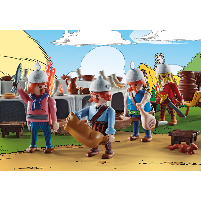 Playmobil Astérix - Le Banquet Du Village - Set 70931 - Occasion En Très Bon état
