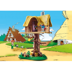 Playmobil colección Astérix y Obélix, Asurancetúrix en la casa del árbol  (71016)