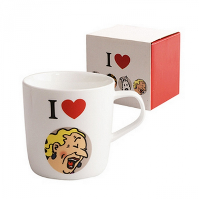 Porcelain mug Tintin I Love Bianca Castafiore (47941)