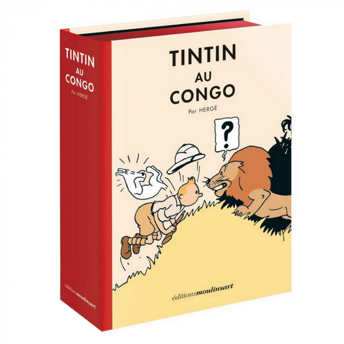 Coffret Lithographies Moulinsart Tintin au Congo colorisé 23548 (2019)